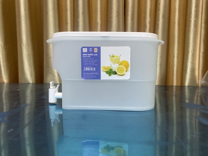Bình nước 3.5L có vòi để tủ lạnh nhựa Việt Nhật