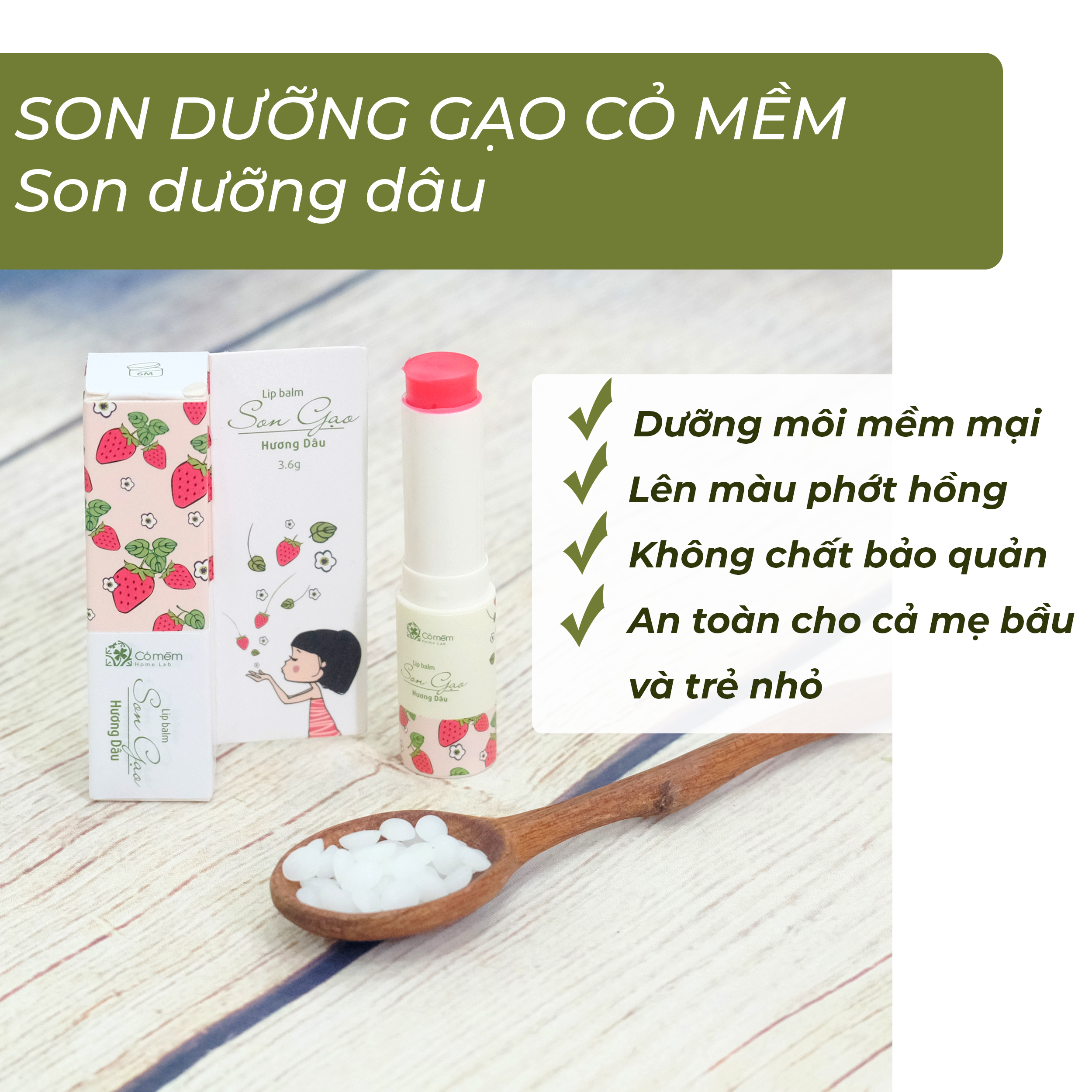 Son Gạo Hương Dâu