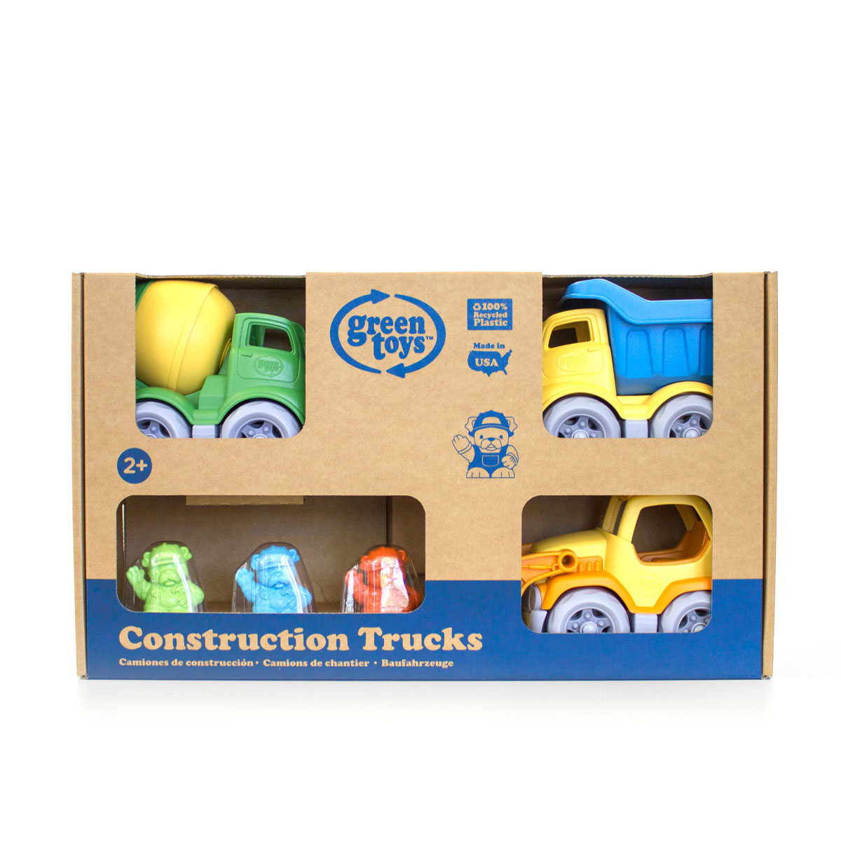Bộ Đồ Chơi 3 Loại Xe Xây Dựng Green Toys Cho Bé Từ 2 Tuổi