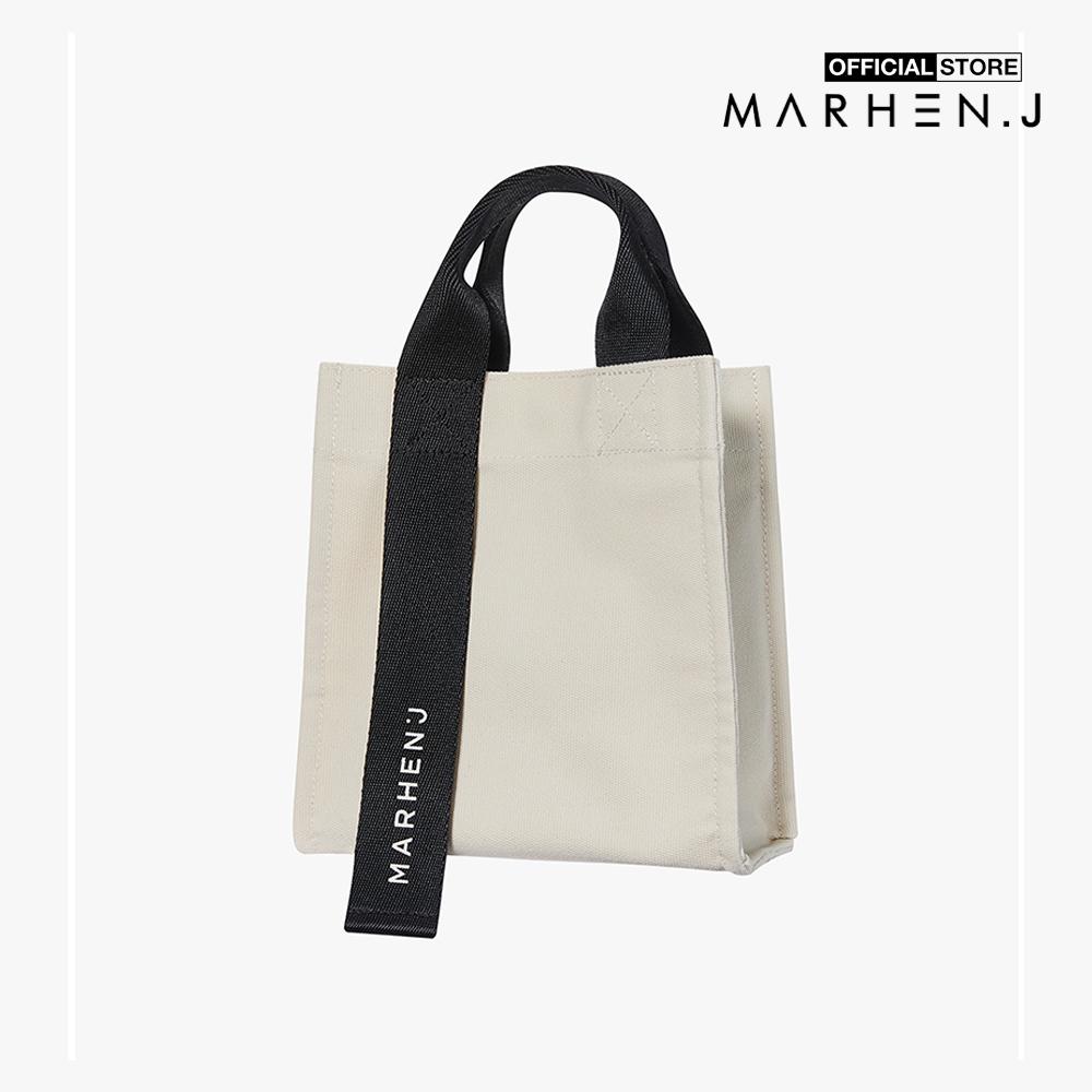 Marhen.J - Túi đeo vai chữ nhật vải bố New Ricky Mini MJ21AECRKM-IV