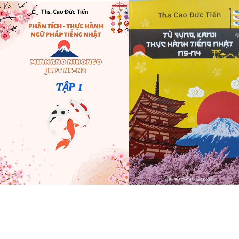SÁCH TIẾNG NHẬT N5-N4: TỪ VỰNG-KANJI-NGỮ PHÁP MINANO, JLPT