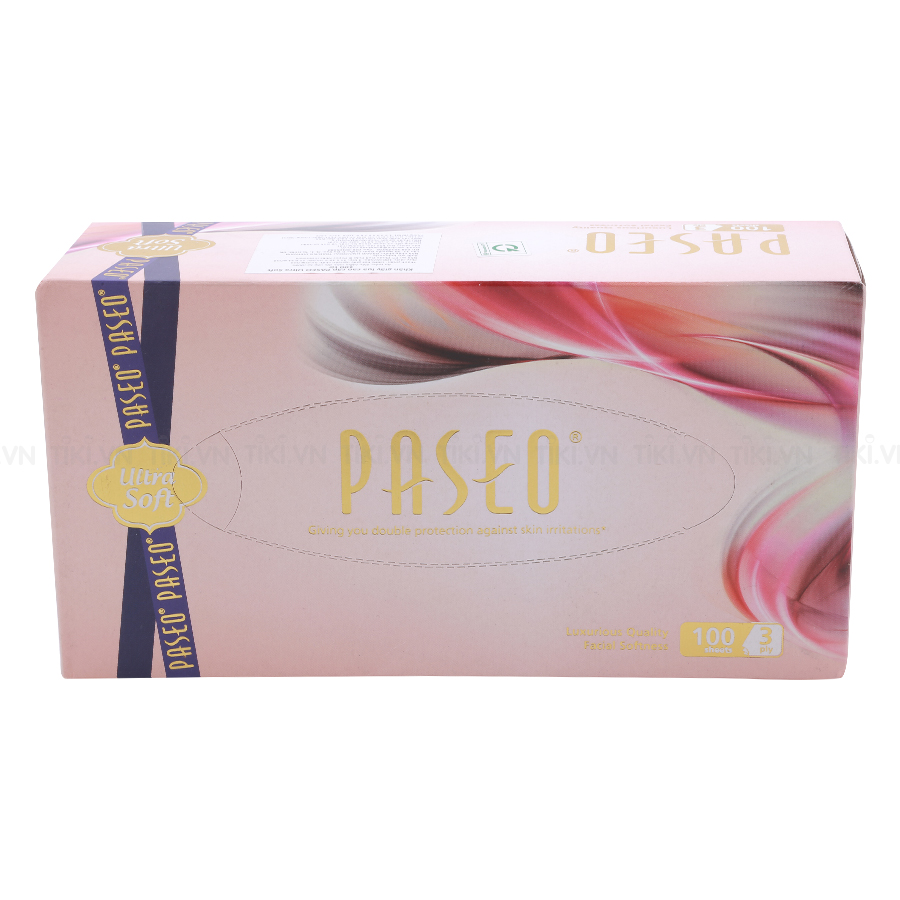 Khăn Giấy Hộp Lotion Ultrasoft Paseo 100 Tờ