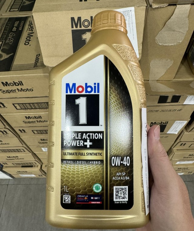 Nhớt Mobil 1 0W40 cho xe ga (900001)