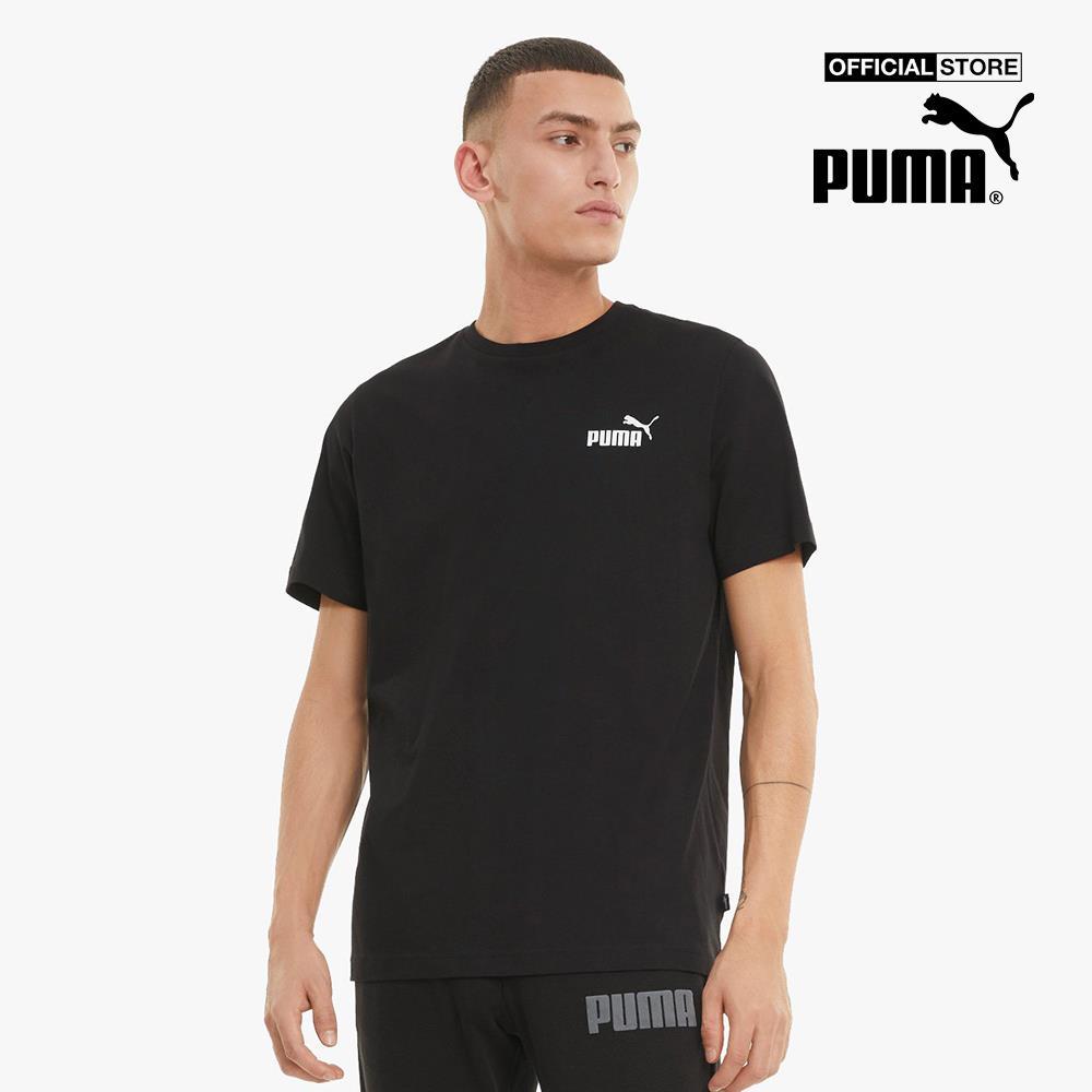 PUMA - Áo thun thể thao nam ngắn tay Essentials Small Logo Train 586668