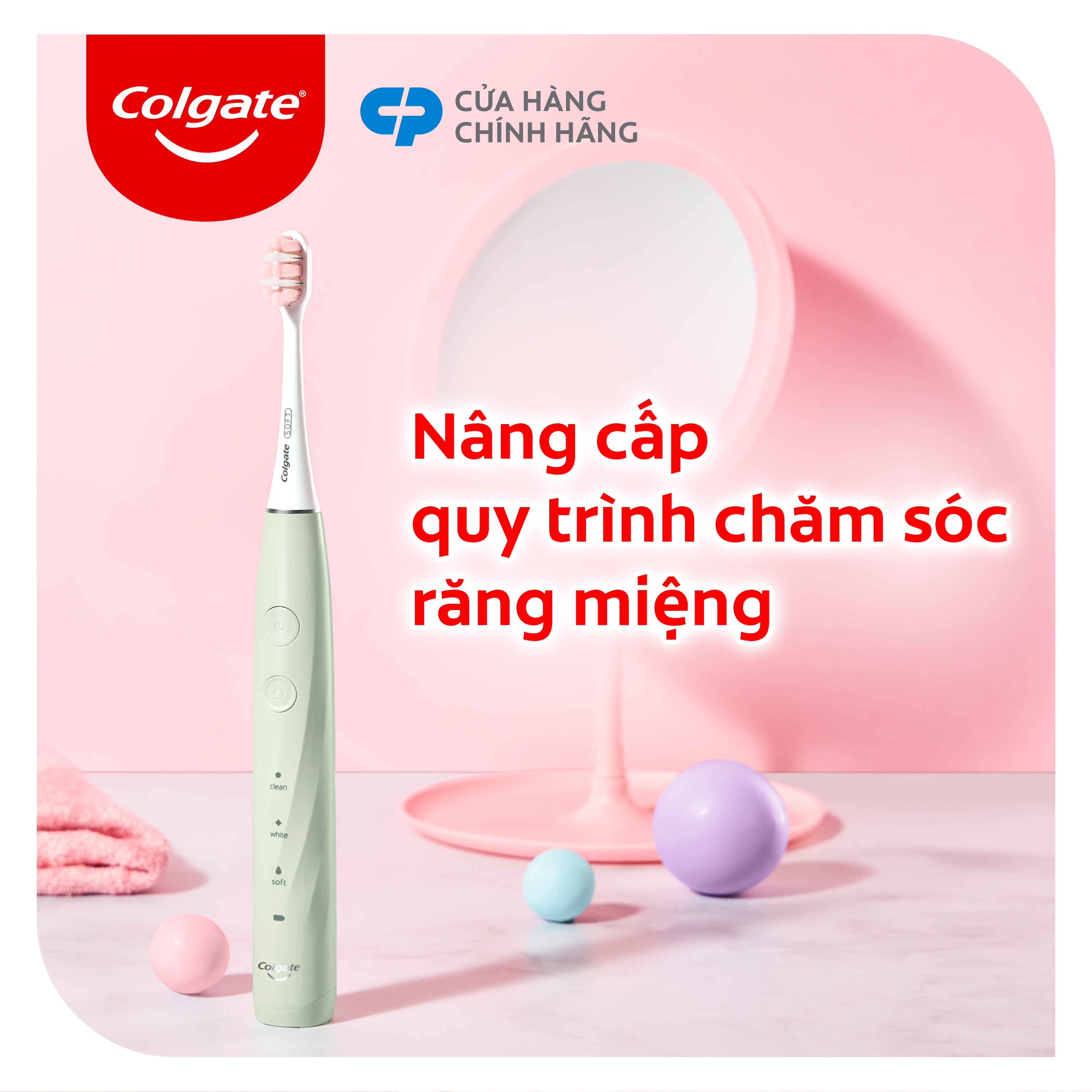 Đầu thay Bàn chải điện Colgate MỚI - Chăm sóc nướu tối ưu