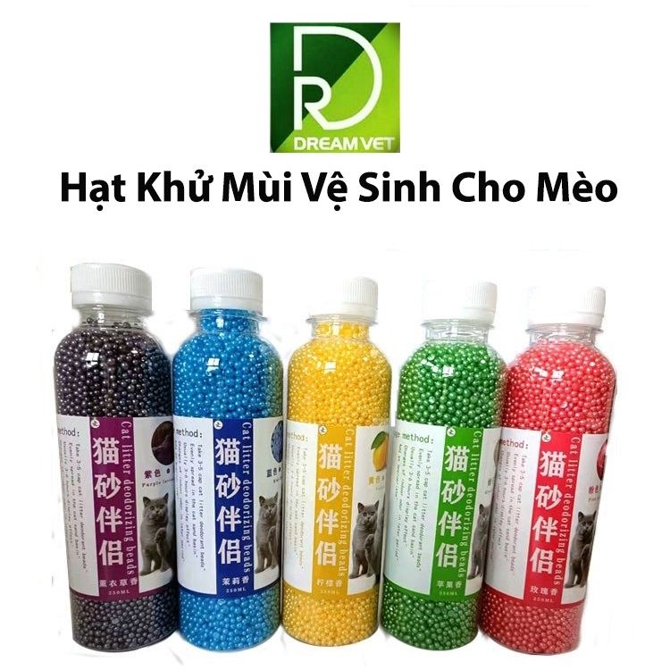 Hạt khử mùi cát vệ sinh cho mèo, giảm mùi hôi cát mèo