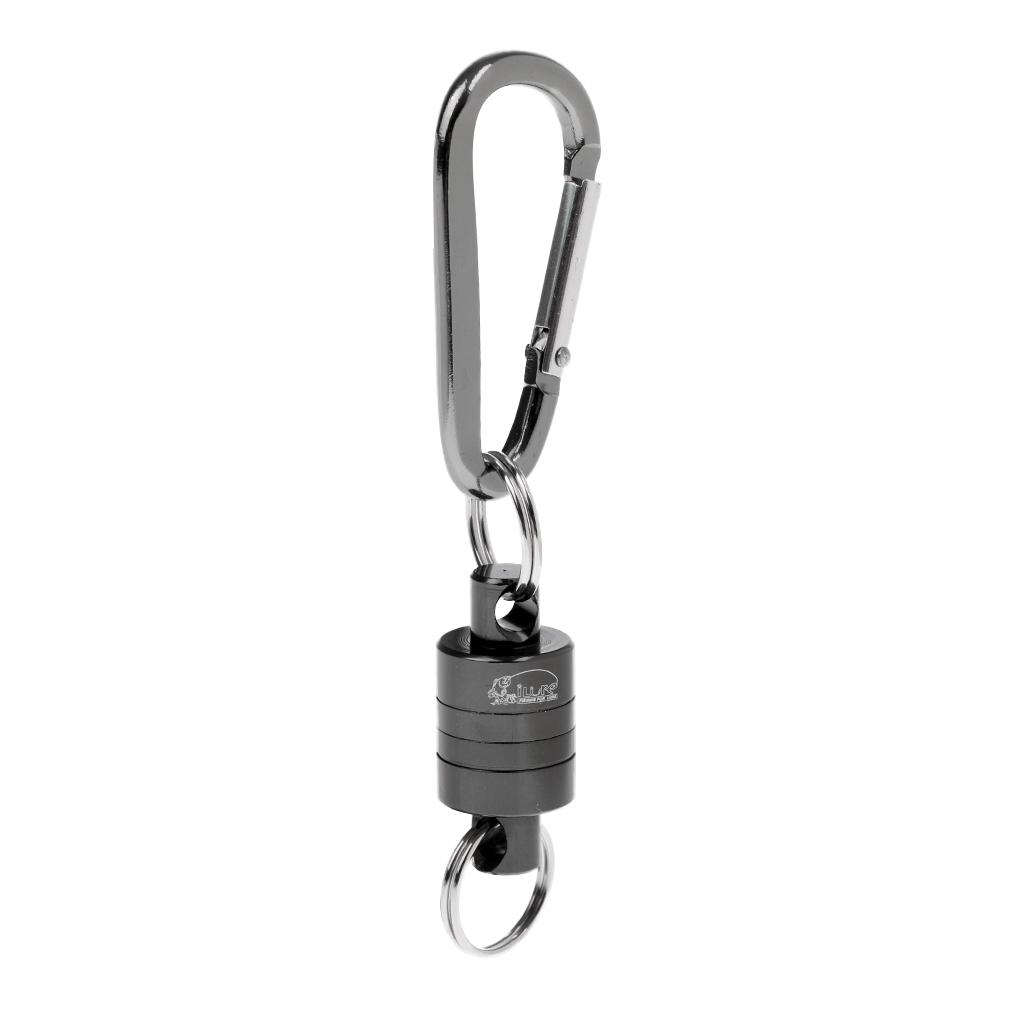 Magnetic Fly Landing Net Release Net Holder Net Fishing Net Release Gray