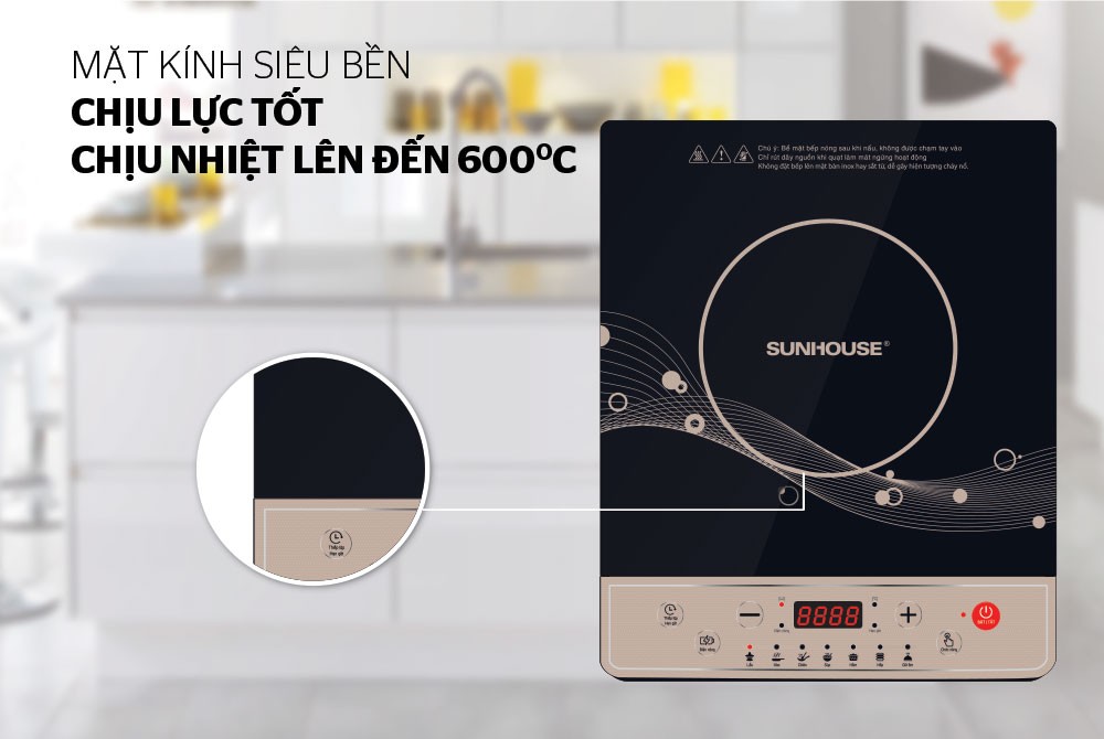 Bếp Điện Từ Cơ SUNHOUSE SHD6149- Hàng chính hãng