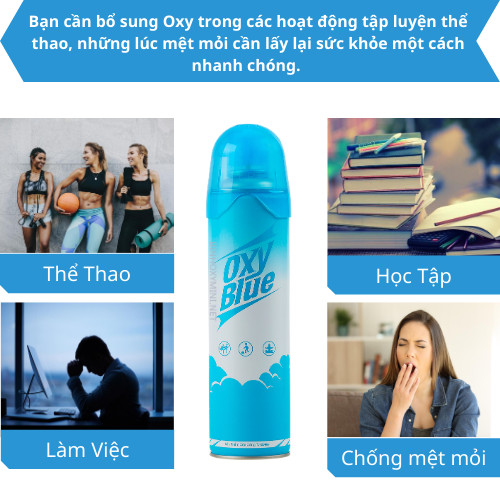 Bình Oxy Mini cầm tay chứa oxy tinh khiết 98%