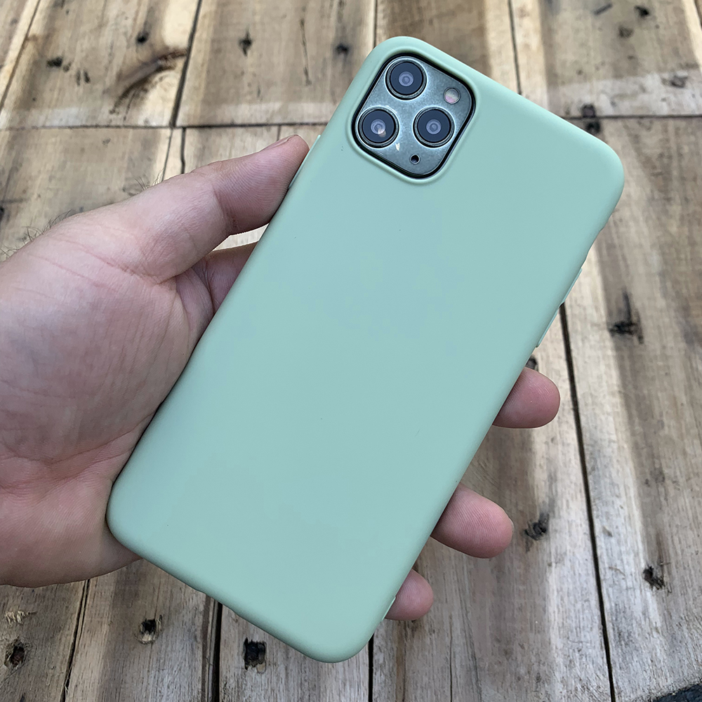 Hình ảnh Ốp lưng dẻo mỏng dành cho iPhone 11 Pro Max - Màu xanh lá