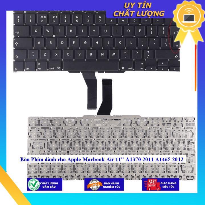 Bàn Phím dùng cho Apple Macbook Air 11" A1370 2011 A1465 2012 - CHUẨN CHÂU ÂU - Hàng Nhập Khẩu New Seal