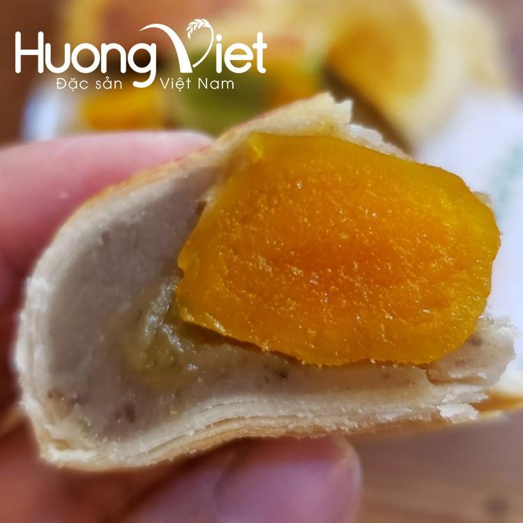 Bánh pía khoai môn sầu riêng trứng muối 400g, bánh pía Sóc Trăng Tân Huê Viên vị truyền thống