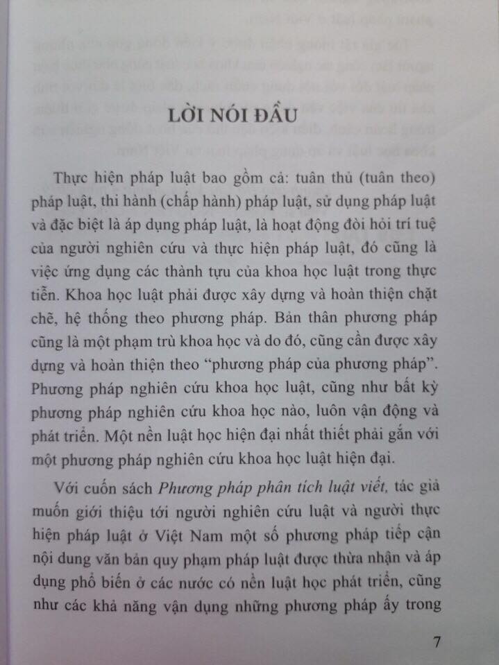 Phương Pháp Phân Tích Luật Viết