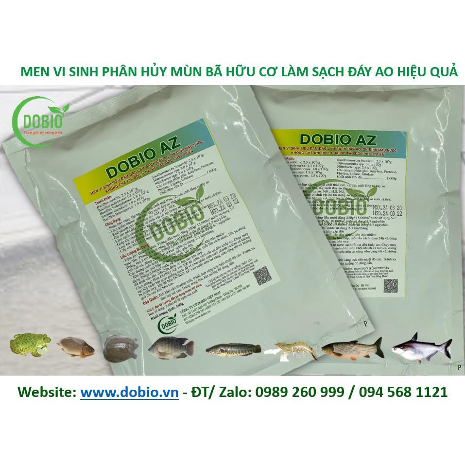DOBIO AZ MEN VI SINH XỬ LÝ ĐÁY AO GÓI 500GR SIÊU ĐẬM ĐẶC CHO CÁ TÔM