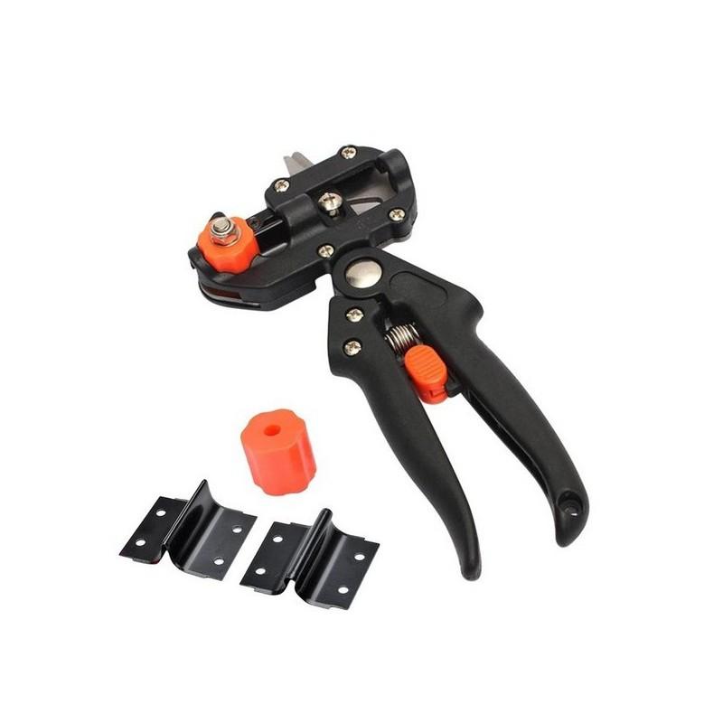 Bộ dụng cụ ghép cây gồm kéo cắt ghép và 5 cuộn băng quấn mối ghép tự dính