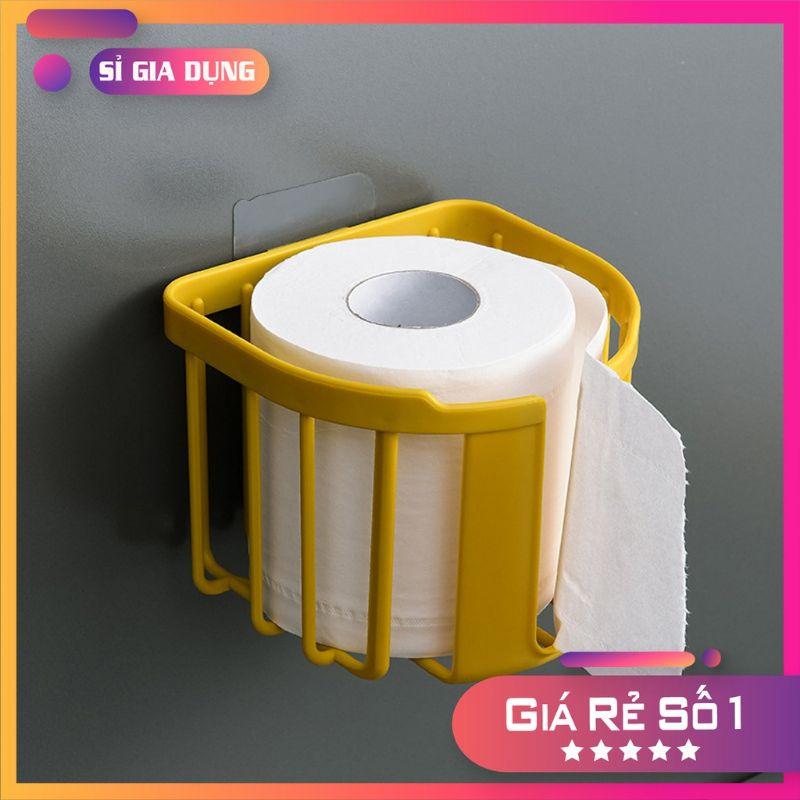 Giỏ treo giấy vệ sinh dán tường nhà tắm tiện lợi, đồ dùng phòng tắm thông minh tiện ích