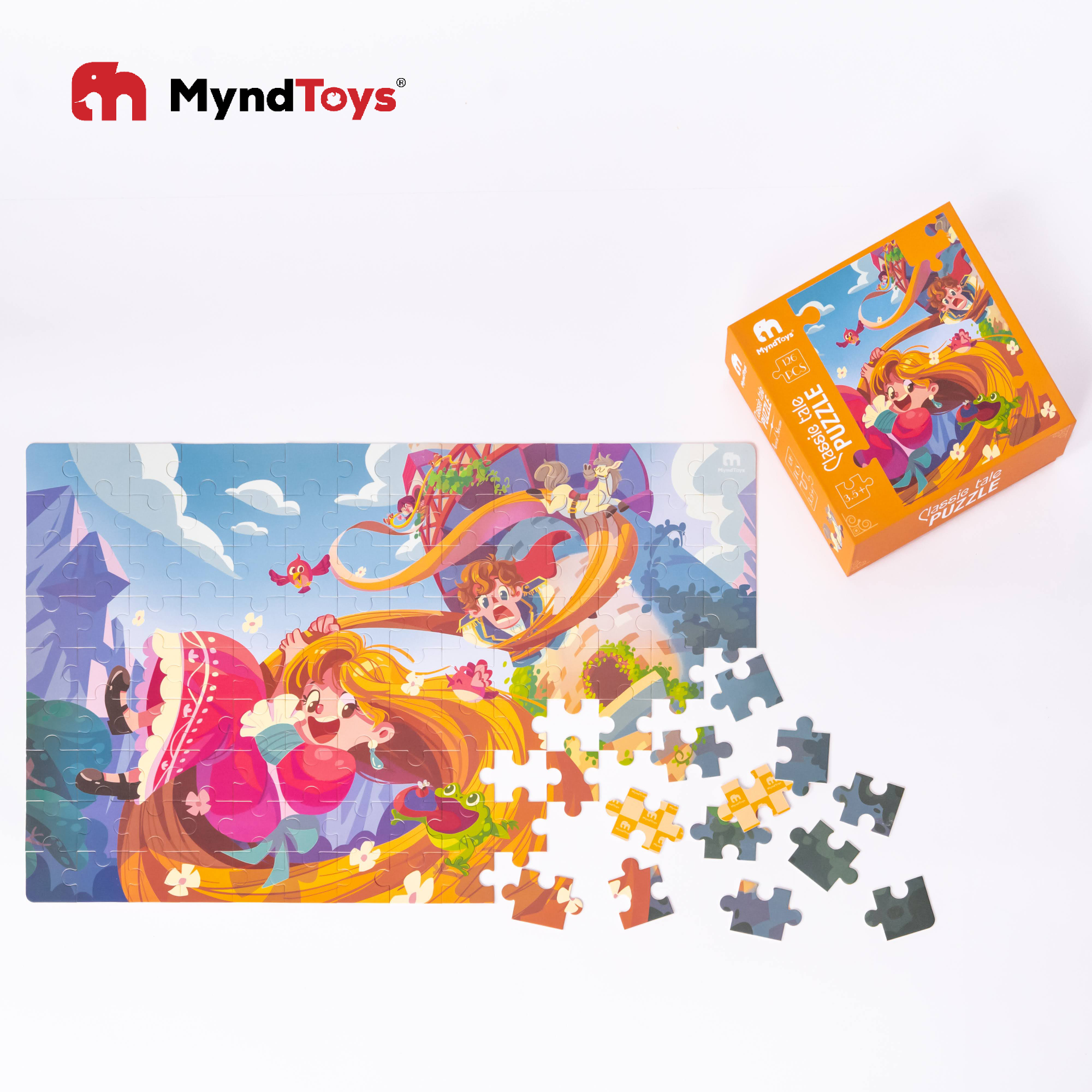 Đồ Chơi Xếp Hình Myndtoys Classic Tale Puzzle – Aerial Stream (Công Chúa Tóc Mây) Dành Cho Bé Gái