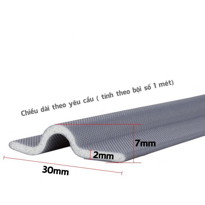 Nẹp Chặn Khe Cửa Sổ Xám, MIếng Chặn Đi Hơi Máy Lạnh, Ron Cửa Chống Bụi Chắn Khe Cửa Ra Vào