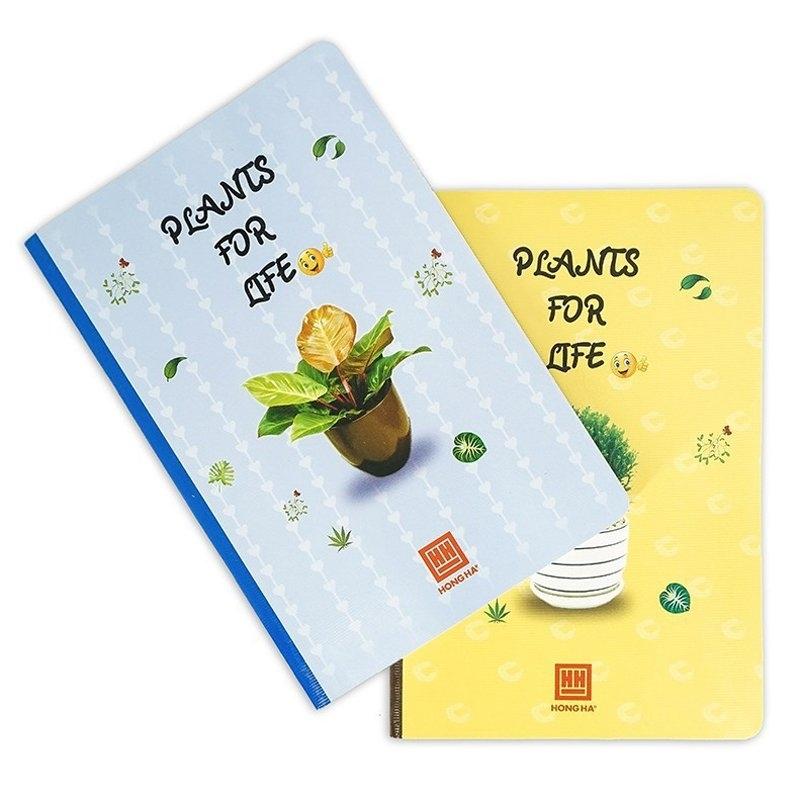 Vở Plants For Life - Kẻ Ngang 200 Trang - Hồng Hà 1417 (Mẫu Màu Giao Ngẫu Nhiên)