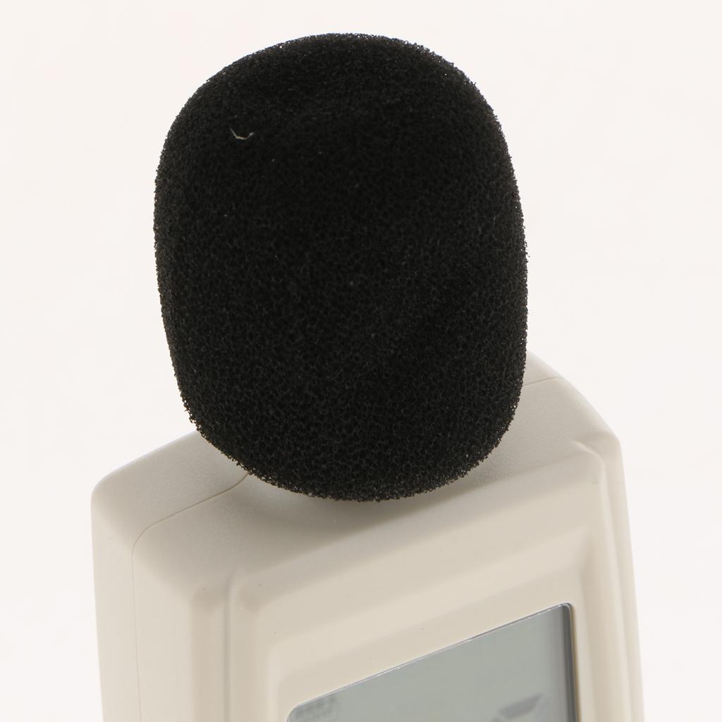 30-130dB LCD Digital Sound Pressure Level Meter Decibel Noise Tester White