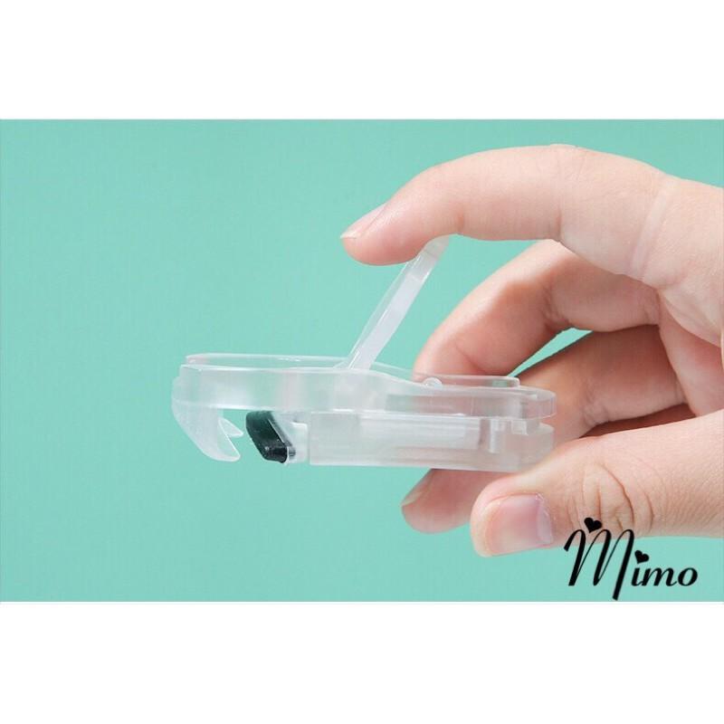 Kẹp mi trong suốt nhỏ gọn bỏ túi Kẹp bấm lông mi nhỏ gọn