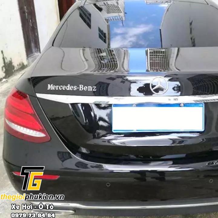 Logo chữ Mercedes-Benz 3D nổi dán trang trí xe Mercedes