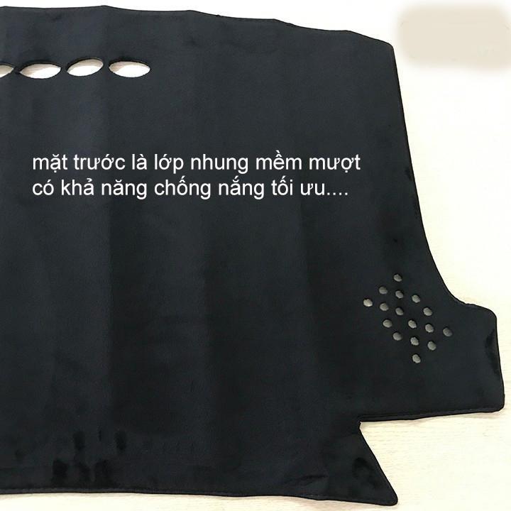 Thảm taplo xe Mazda 3 đời 2015 đến 2020 mẫu nhung lông cừu có chống trượt