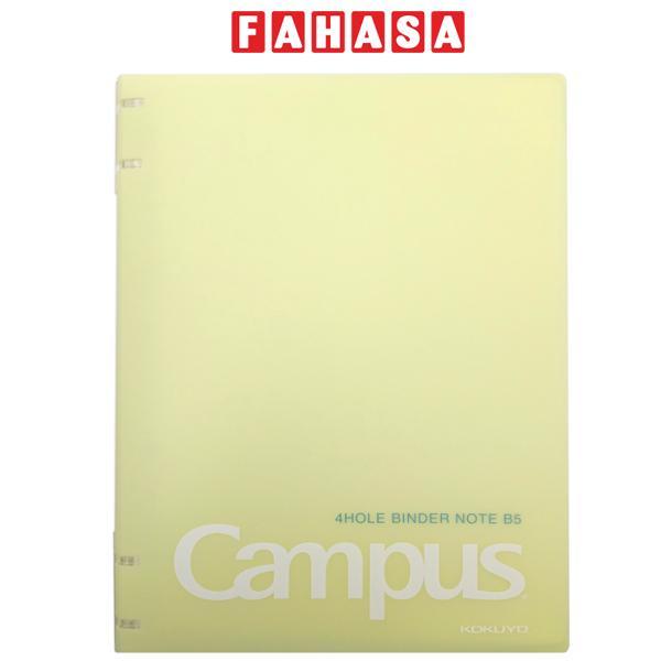 Sổ Bìa Còng 4 Lỗ Kusumi B5 - Campus BN-B5H4KU-MU - Màu Vàng