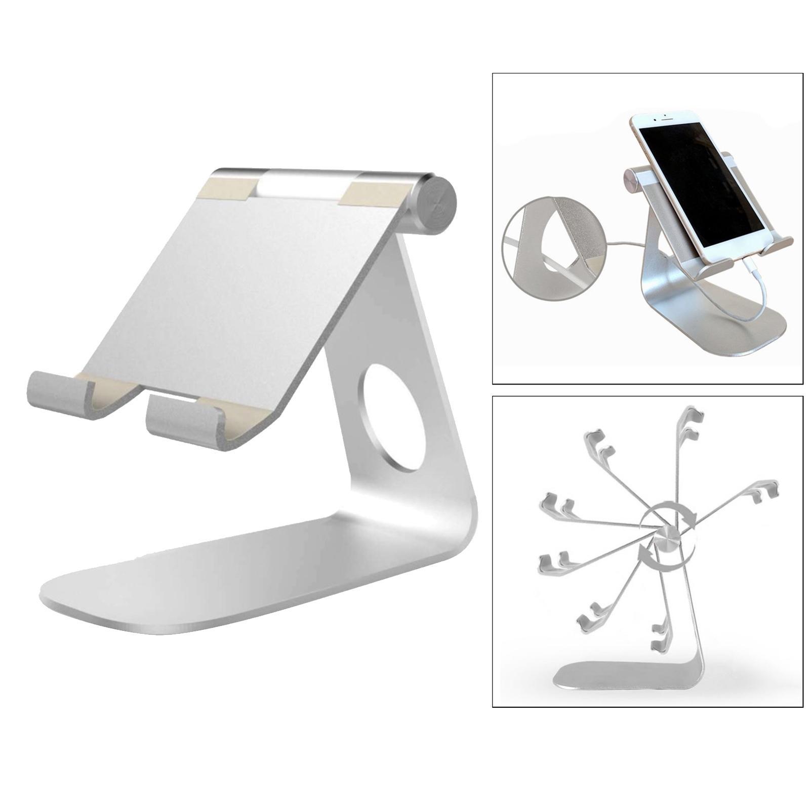 Foldable Phone Mount Mini Aluminum Alloy Adjustable Mobile Rack Phone Tablet Stand for Home Office Desktop Decoration
