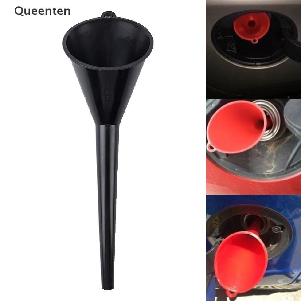 Queenten Car Refueling Multi-Function Plastic Long Neck Oil Funnel for All Automotive Oil QT