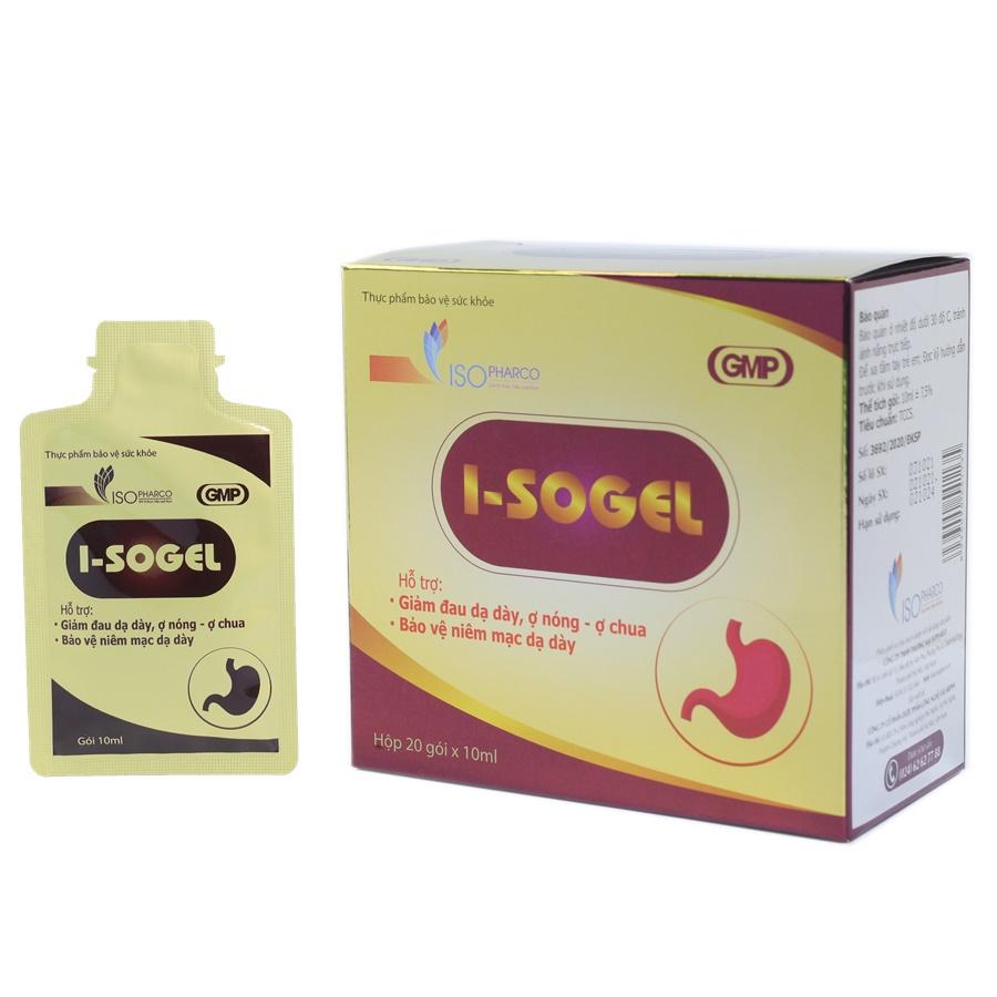 Mua Dung dịch uống Bao niêm mạc Dạ dày I-SOGEL. Trung hòa acid dịch vị, giảm trào ngược, ợ nóng | Tiki