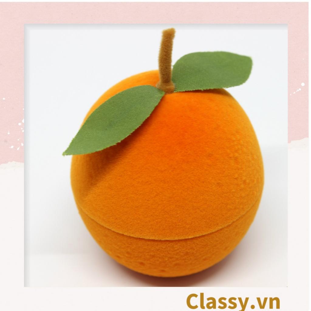 Hộp đựng nhẫn Classy, đựng trang sức hình trái cây độc đáo Q1307
