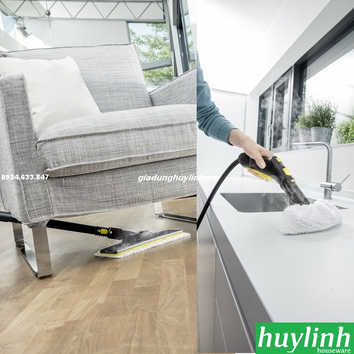 Máy vệ sinh làm sạch bằng hơi nước Karcher SC3 EasyFix - Sản xuất tại Đức - Hàng chính hãng