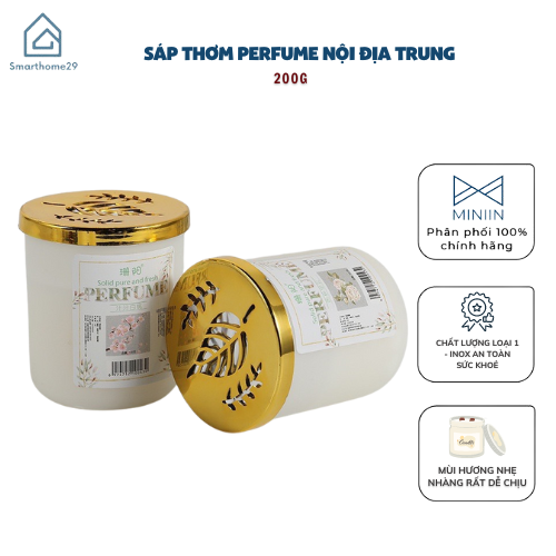 Sáp Thơm Phòng Khử Mùi 200g Nội Địa Trung, Lọ Thơm Phòng Vệ Sinh Lưu Hương Lâu Cho Không Gian Luôn Sạch Và Thơm - HÀNG CHÍNH HÃNG MINIIN