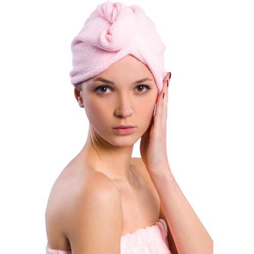 Khăn quấn ủ đầu lau khô tóc siêu tốc, siêu thấm E227