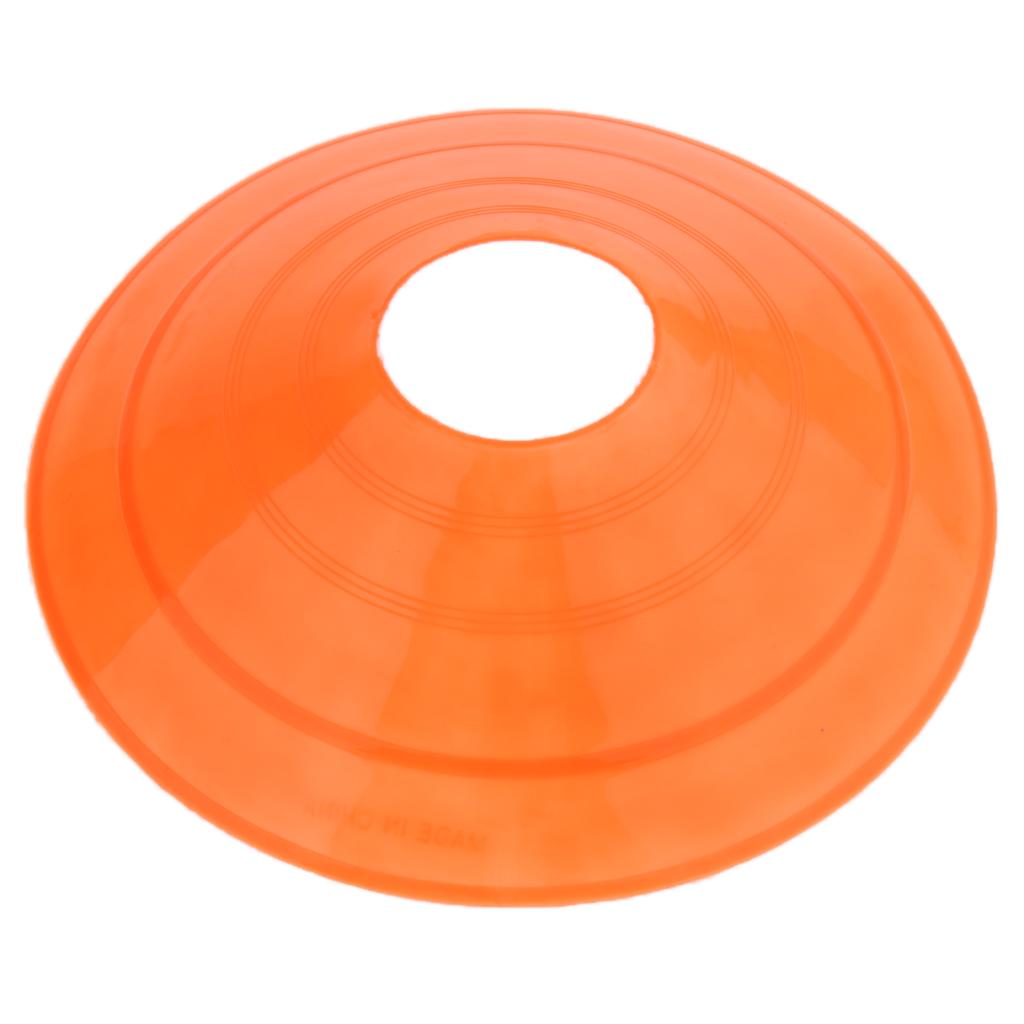 5 Pcs Soccer Mini Disc Cones Boundary Marker Skating Agility Training Aid Orange
