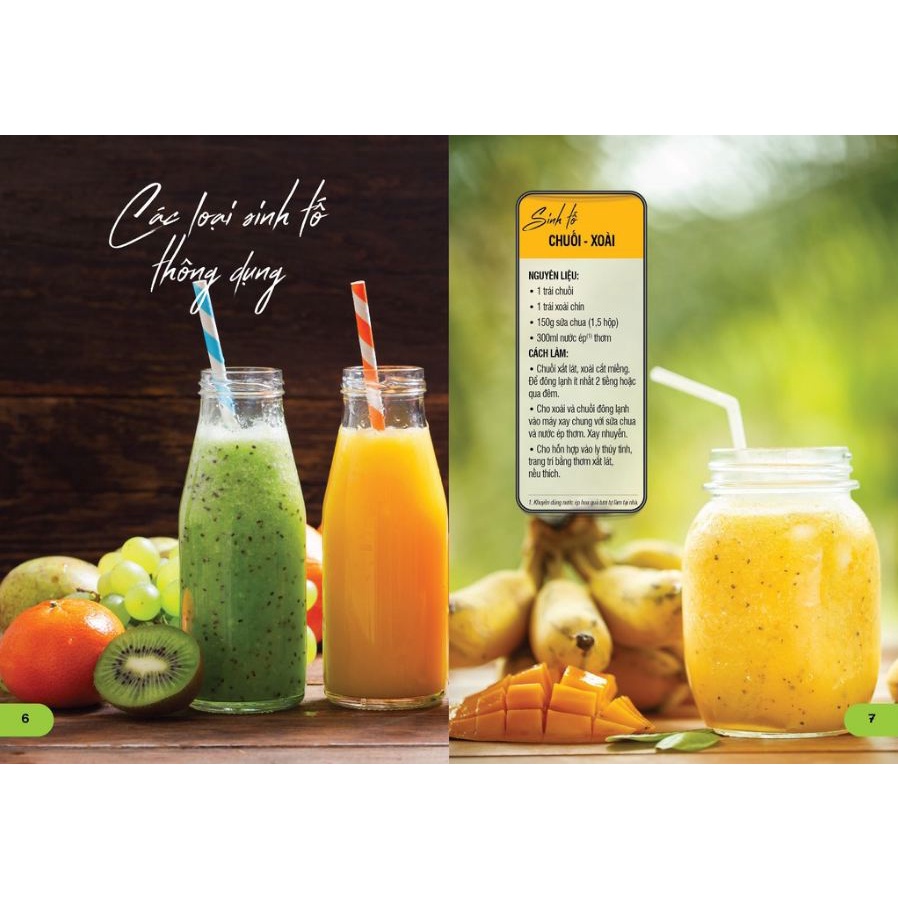 Combo 3 Quyển - 80 Công Thức Làm Nước Ép - Nước Ép Từ Thiên Nhiên - Sinh Tố Trái Cây