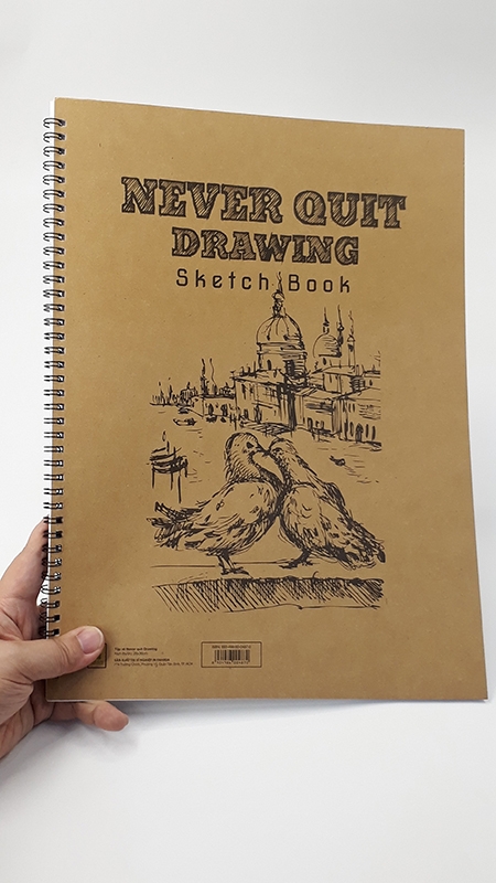 Tập Vẽ Cao Cấp Never Quit Drawing (26x36cm) - Mẫu 2