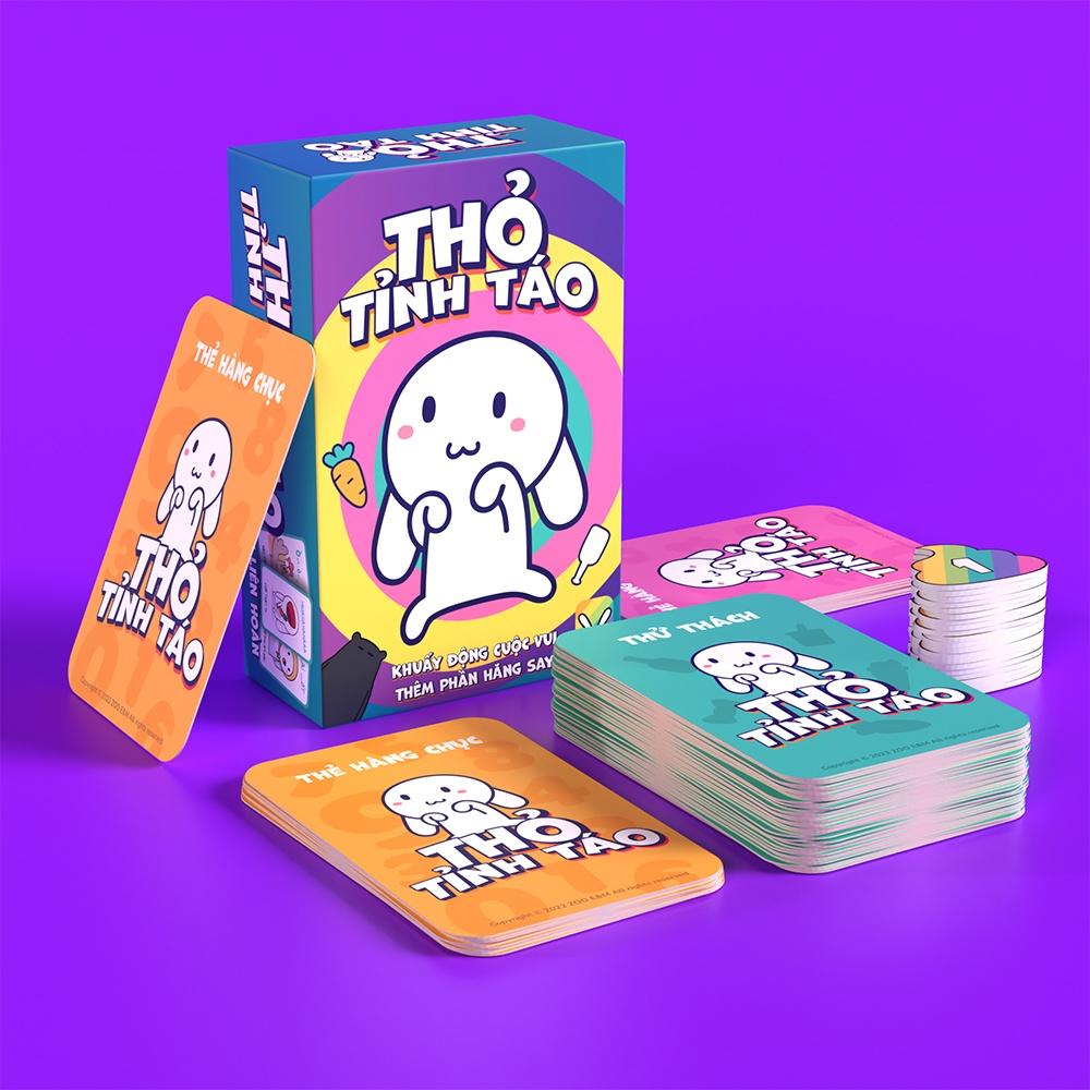 Trò chơi mới đón hè THỎ TỈNH TÁO - Party game mới toanh siêu vui nhộn - Board Game VN