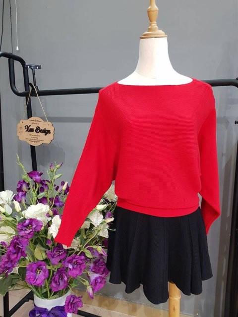 Áo Len Tay Cánh Dơi Phong Cách Hàn Quốc Trẻ Trung Dành Cho Nữ