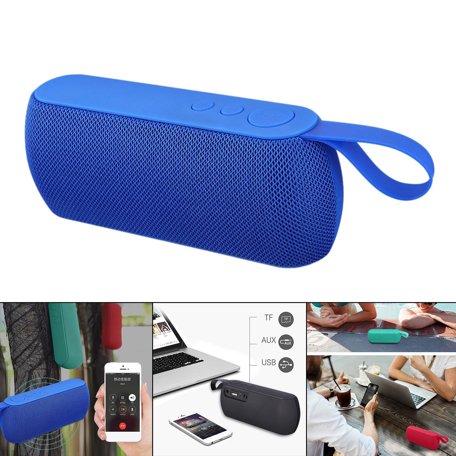 Portable Mini Bluetooth 4.2 Speaker for Home Travel 800mah Pocket Size Blue