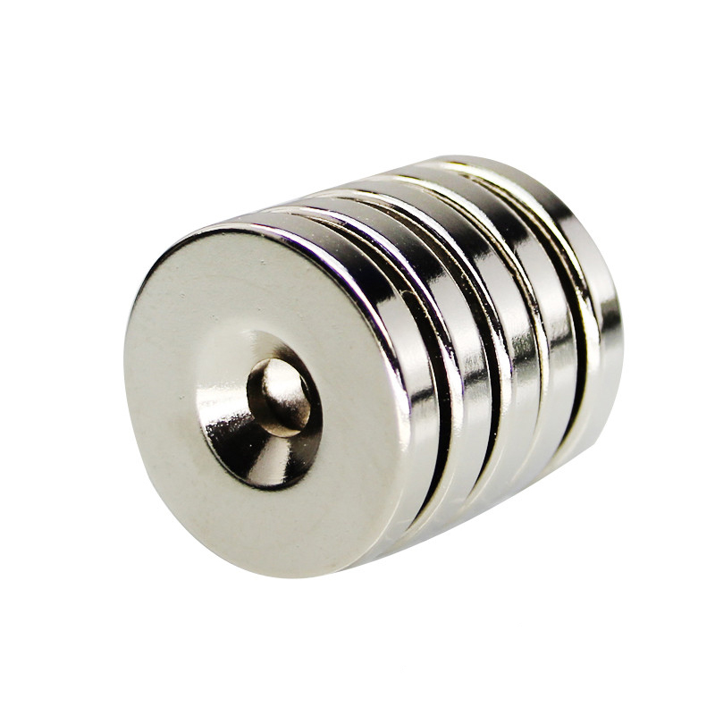 Bộ 2 Viên Nam Châm Đất Hiếm Tròn 15x3mm Có Lỗ