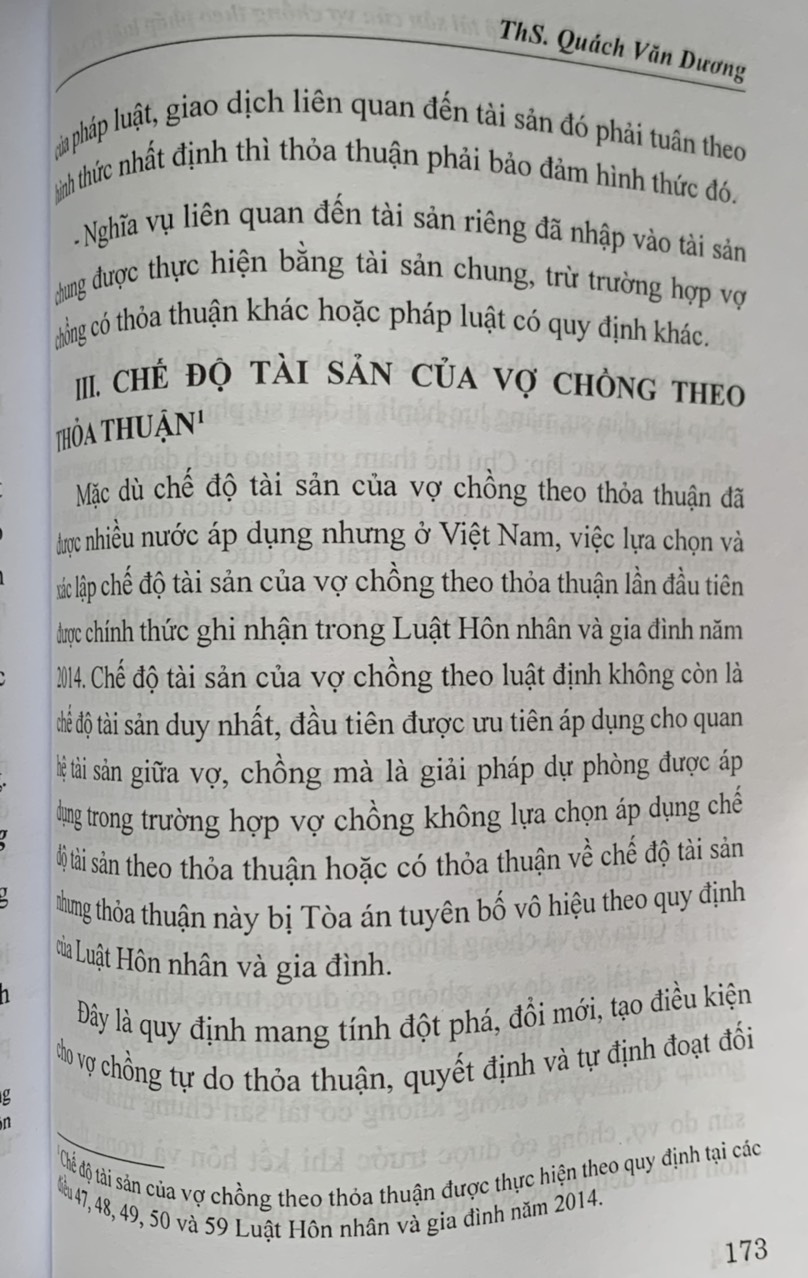 Chế độ hôn nhân và chế độ tài sản của vợ chồng theo pháp luật hôn nhân và gia đình (tái bản lần thứ nhất)