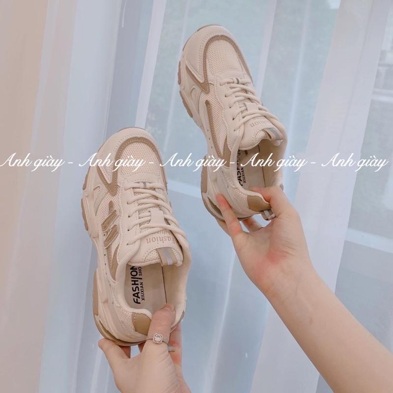 TT19 - Giày thể thao, sneaker nâng đế 5p chữ H nhỏ phong cách trẻ trung cá tính chất liệu nhẹ êm chân