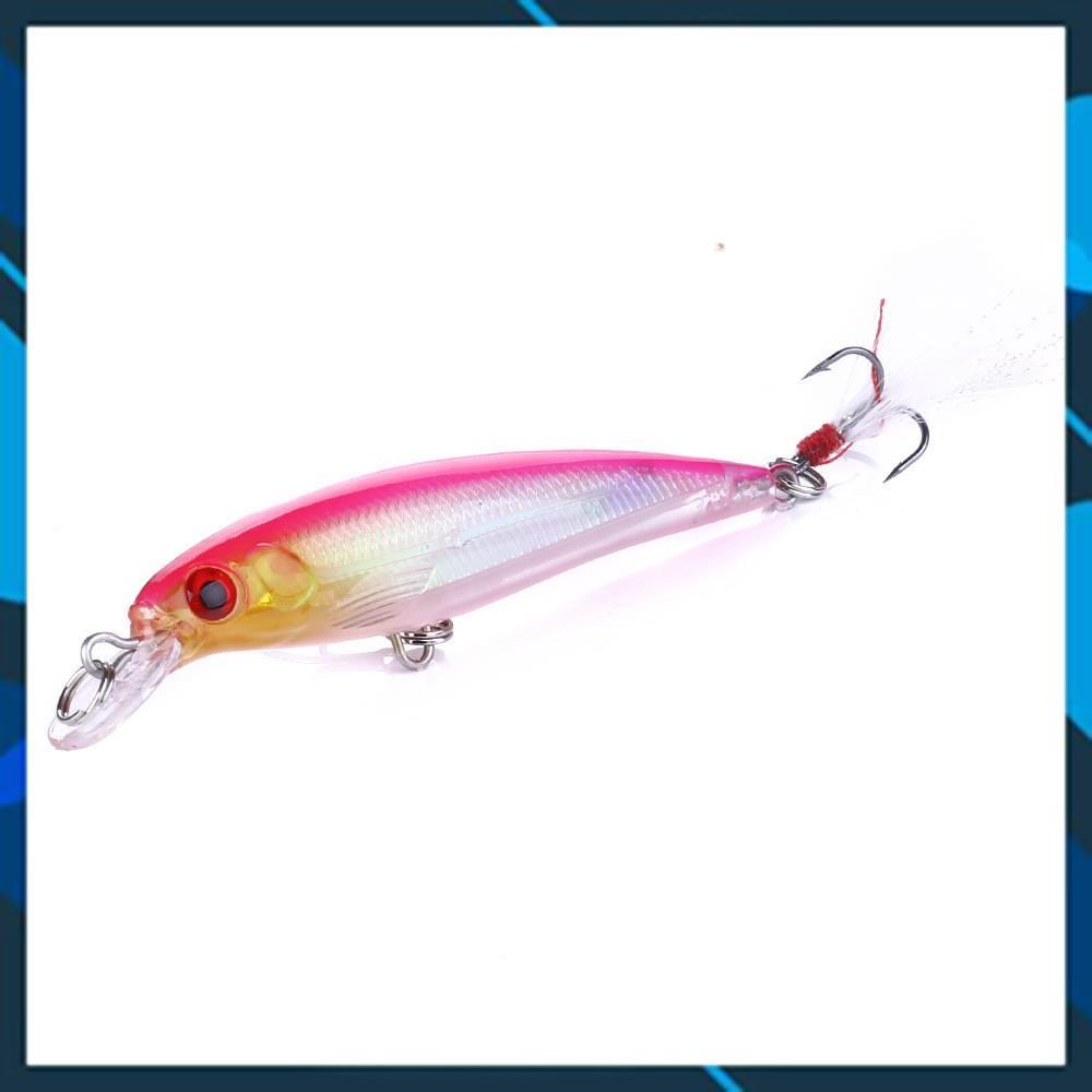 Mồi Câu lure, cá chẽm , có mú, cá ngão , cá biển đuôi lông Chuyên Đồ Câu Lure dài 9cm nặng 8gr_ Lure _ 39