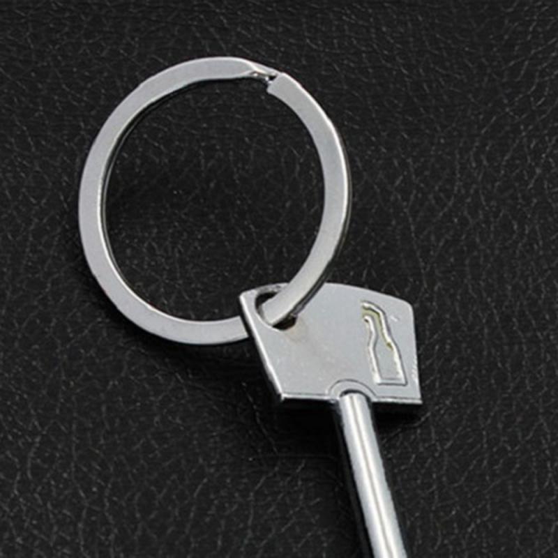 Men Beer Bottle Openers Key Pendant Multifunction Hanging Ring Key Chain Metal Can Opener Bar Tools Unique Creative Gift