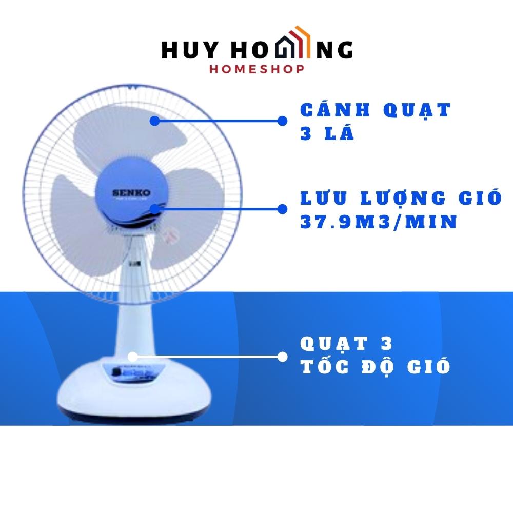 Quạt bàn Senko B1216 ( Màu ngẫu nhiên) - Hàng chính hãng