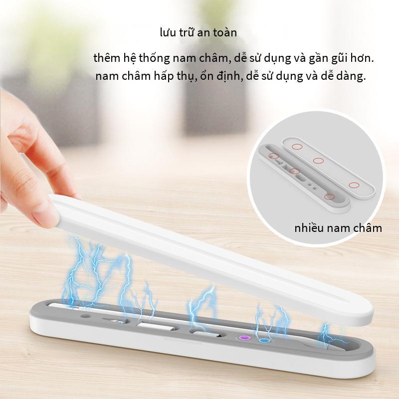 Vận Chuyển Nhanh Chóng Thích Hợp Cho Apple Pencil Hộp Bút Hút Từ Tính Apple Thế Hệ 1 Bút Điện Dung Thế Hệ 2 Hộp Lưu Trữ Khe Cắm Bút