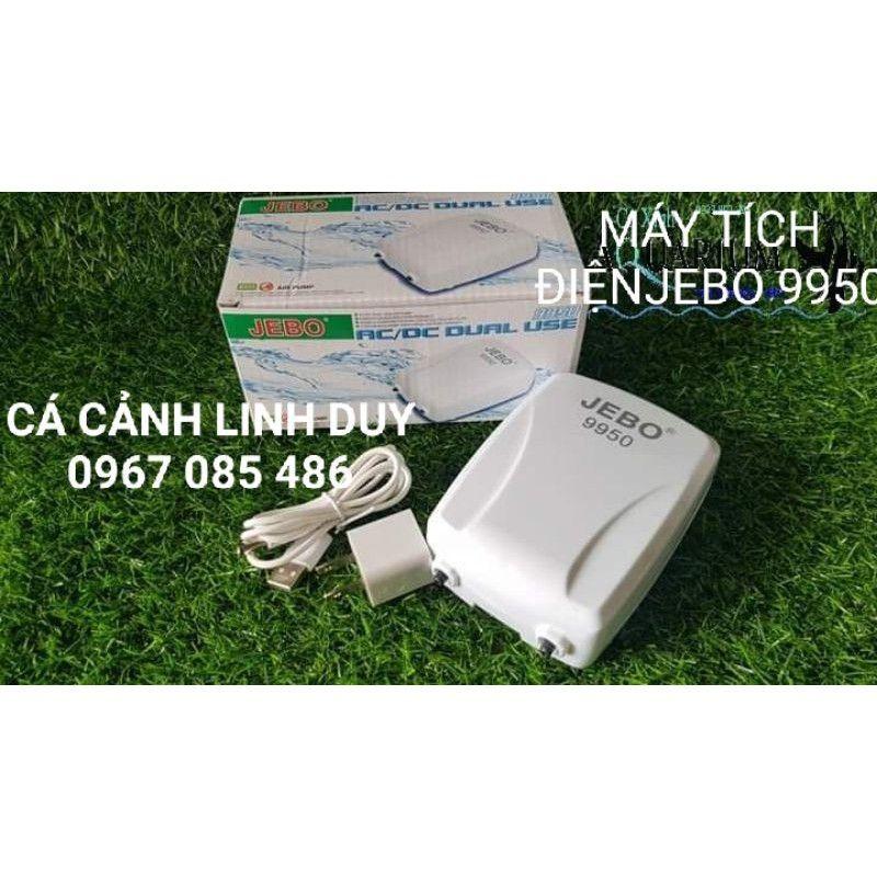 Máy sủi oxi tích điện jebo 9950