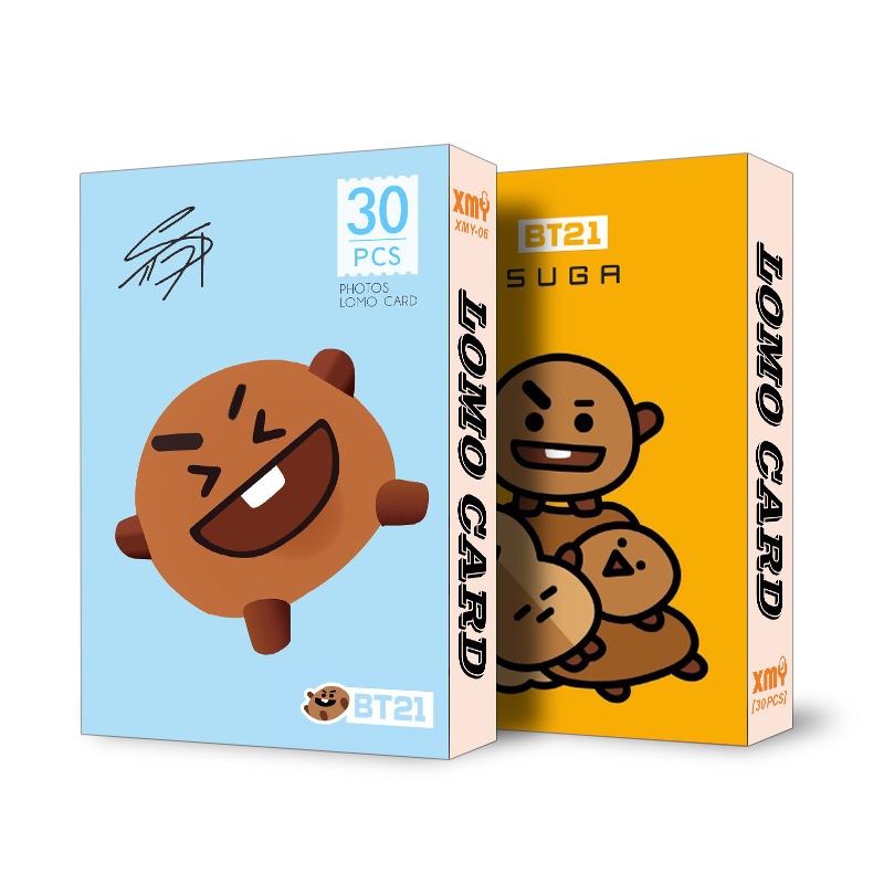 Bộ Lomo card SHOOKY BT21 BTS mới nhất